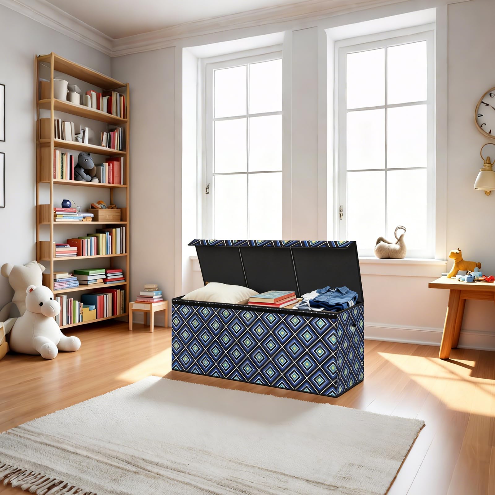 Amazon.co.jp: HOMEMARVEL(ホームマーベル) 大きなおもちゃ箱 大きな